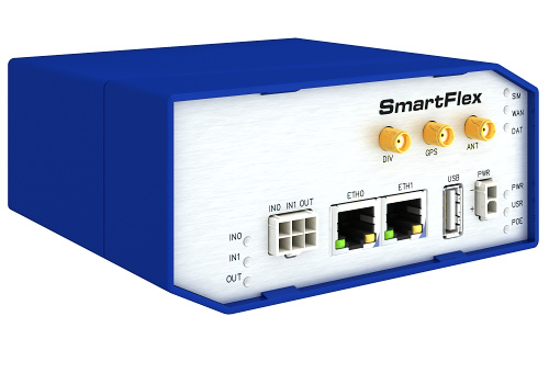Cellular router, SmartFlex, NAM, 2× ETH, PoE PSE, Plastic, No ACC